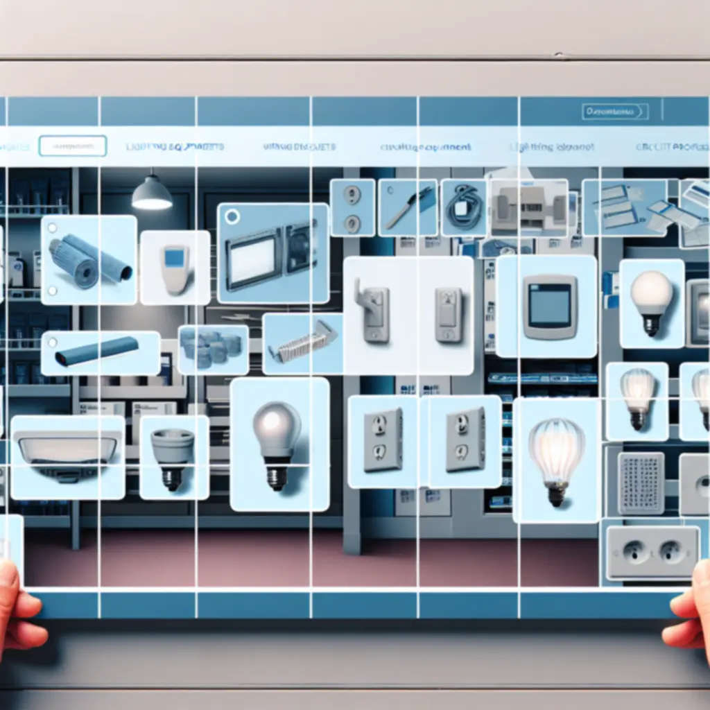 Overzicht van gestructureerde productcategorieën in Stroomwinkel Pro