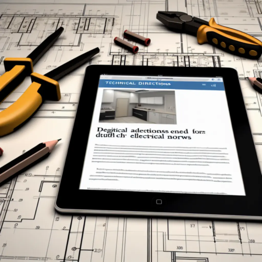 Elektriciens die categorie-specifieke elektrische koopgidsen raadplegen