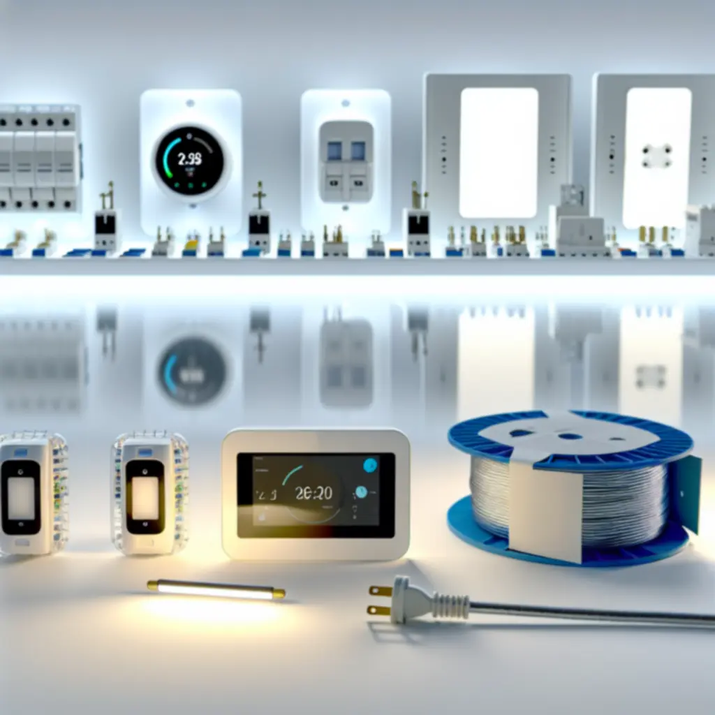 Selectie van populaire elektrische producten overzichtelijk gerangschikt