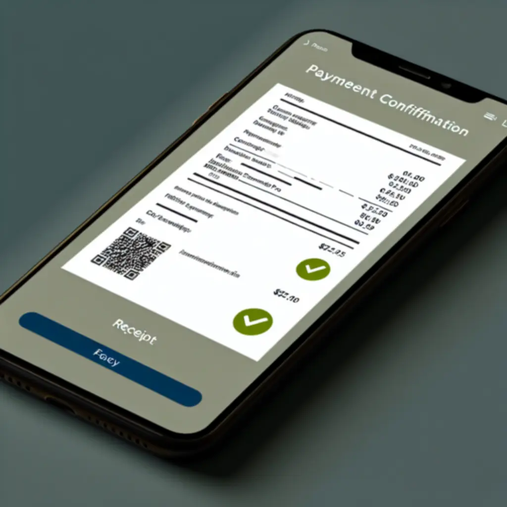 Digitale betalingsbevestiging en orderoverzicht na afronding van een bestelling