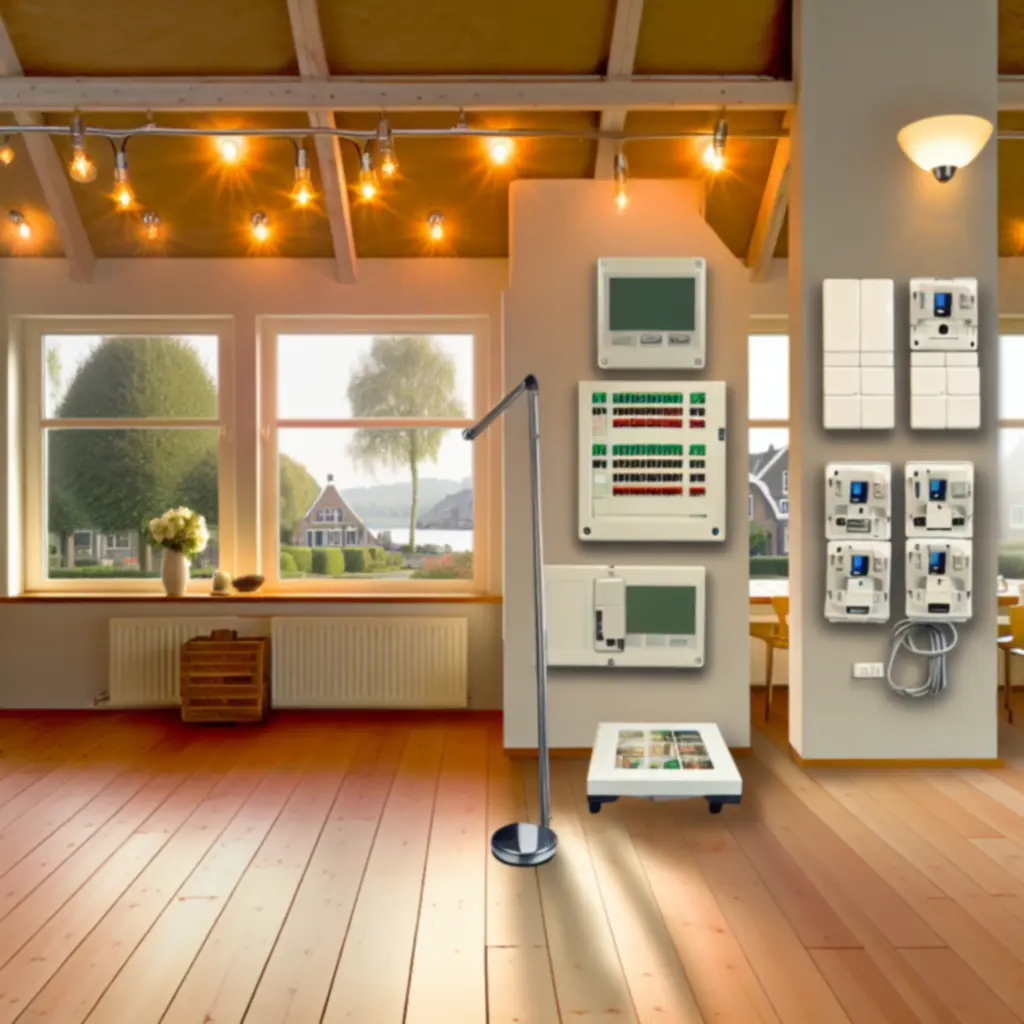 Elektrische producten in gebruik in residentiële en professionele installaties