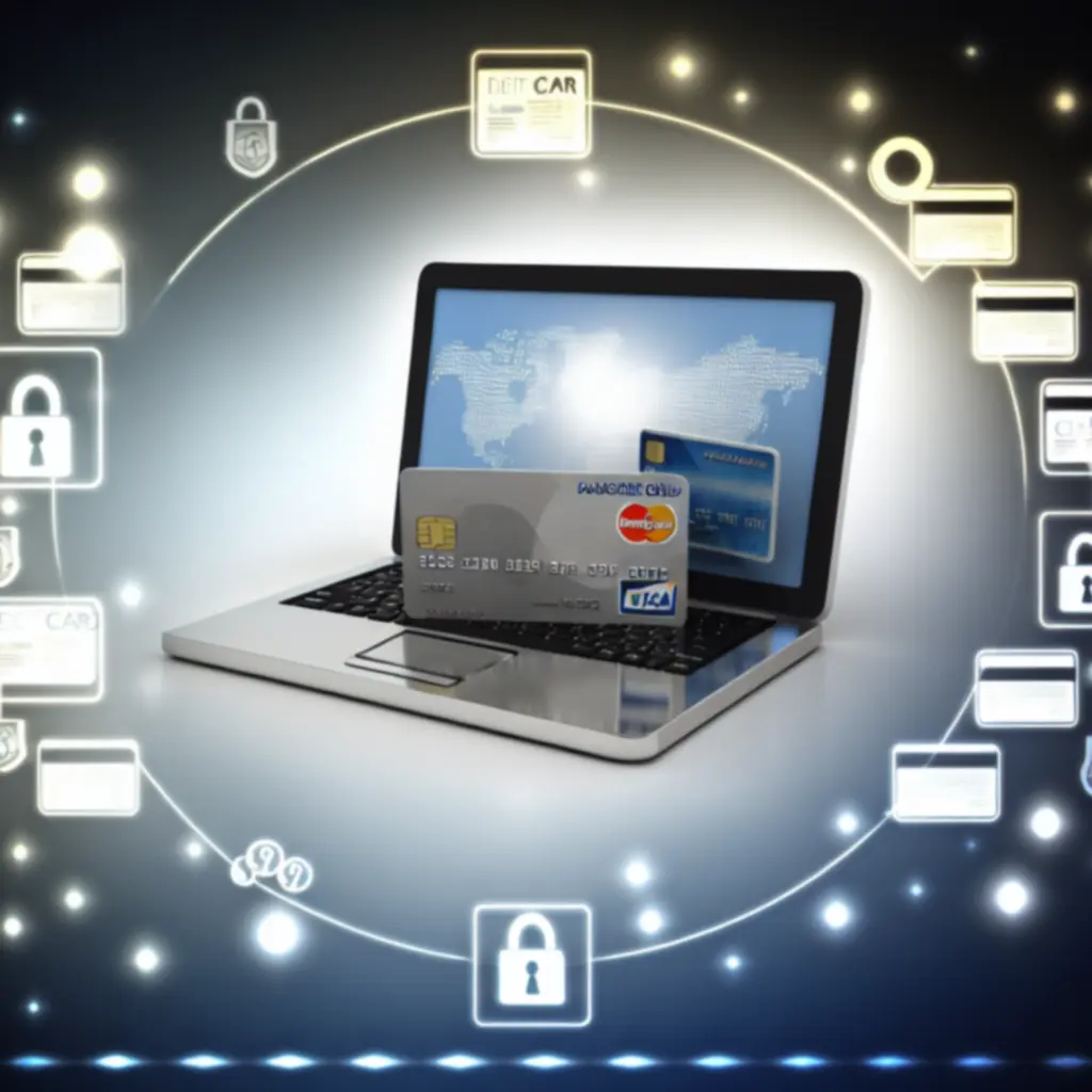 Visualisatie van veilige online betaling
