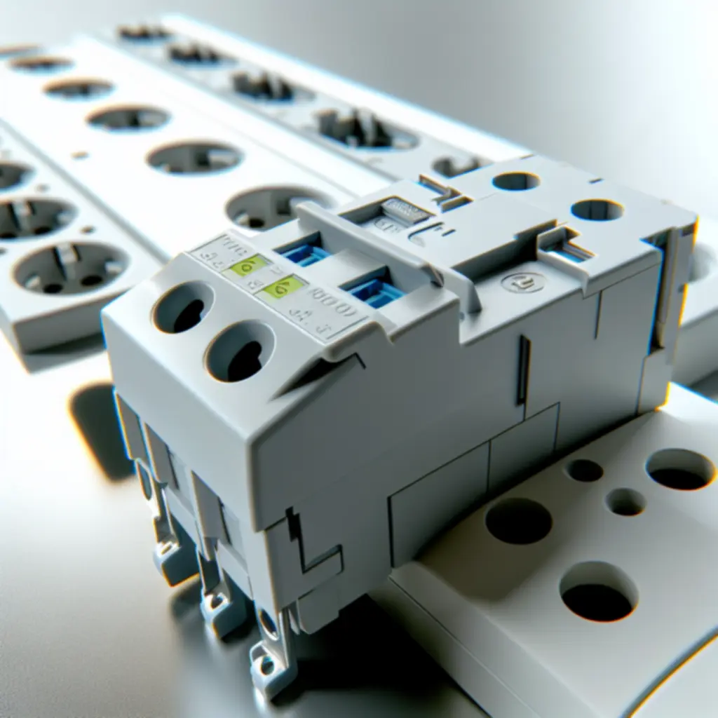 Close-up van een elektrisch product met duidelijk leesbare technische markeringen