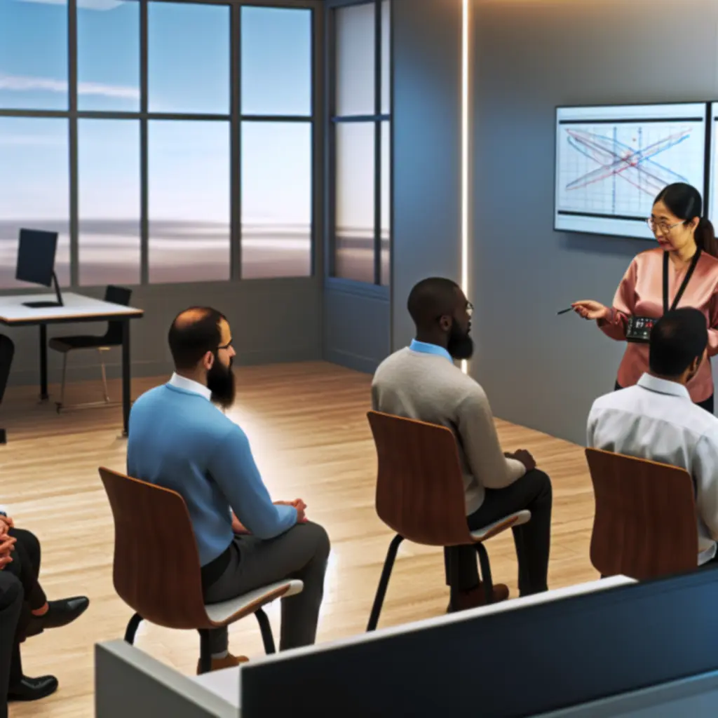 Team van professionals tijdens een compliance- en veiligheidstraining